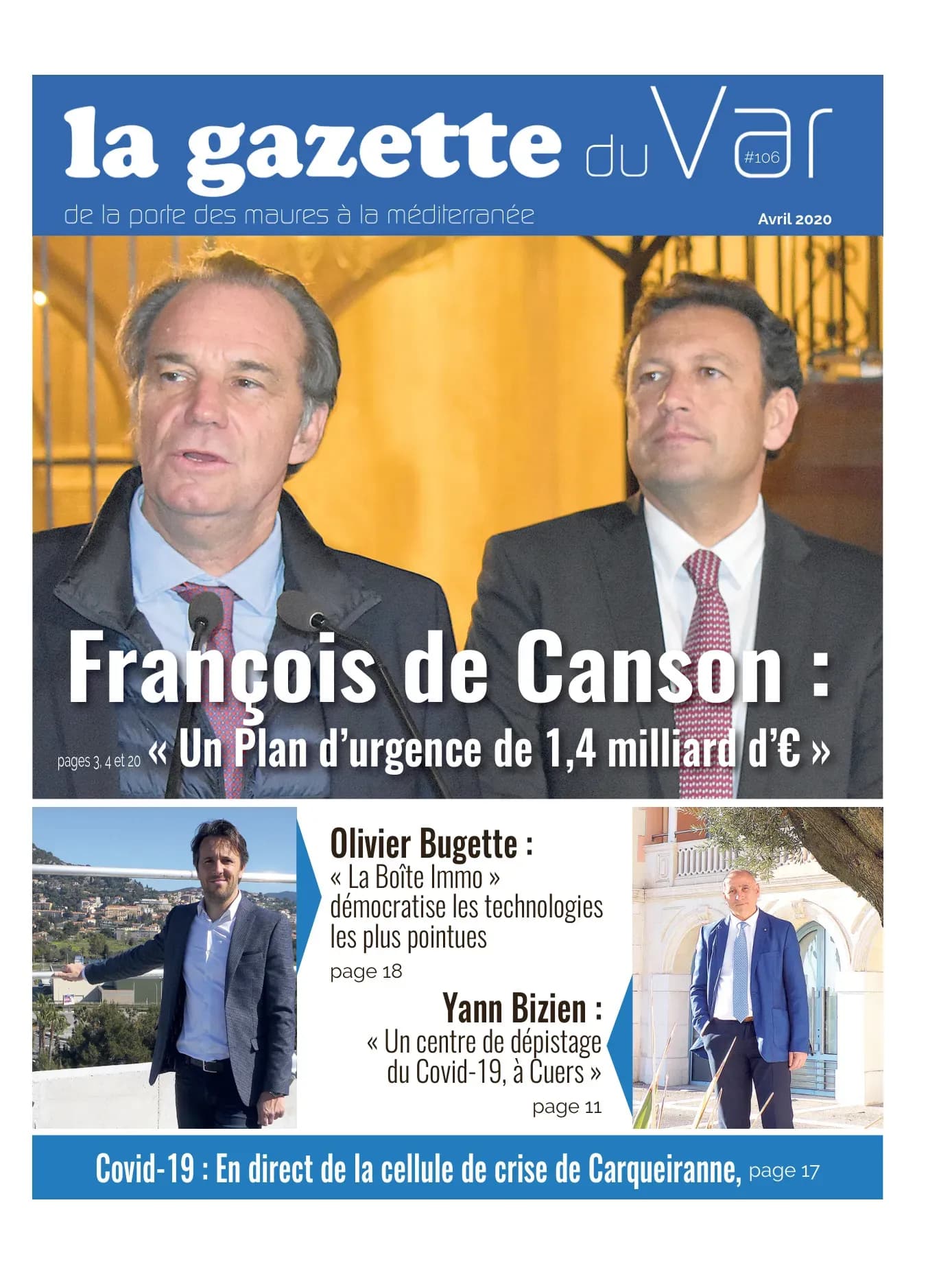 Couverture N°106 — La Gazette du Var