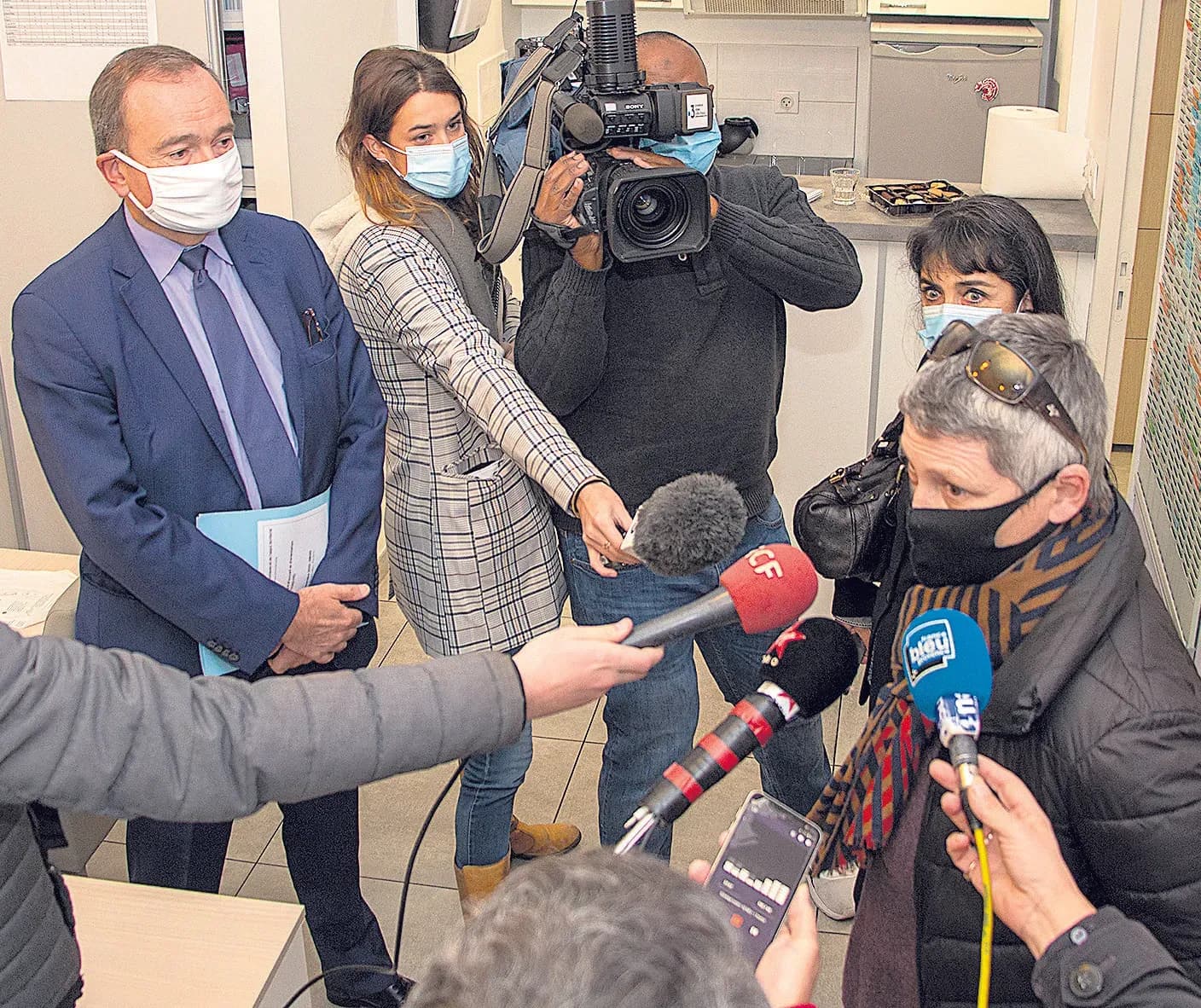Le préfet du Var en visite au SIAO 115