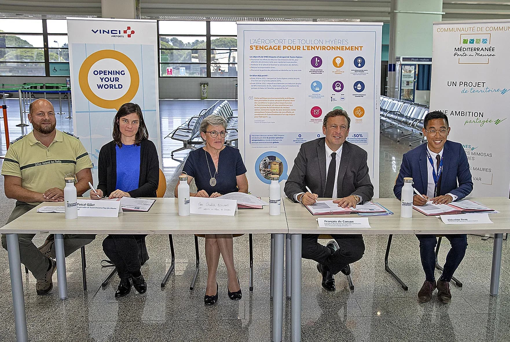 L’aéroport s’engage dans un projet de reboisement au Lavandou