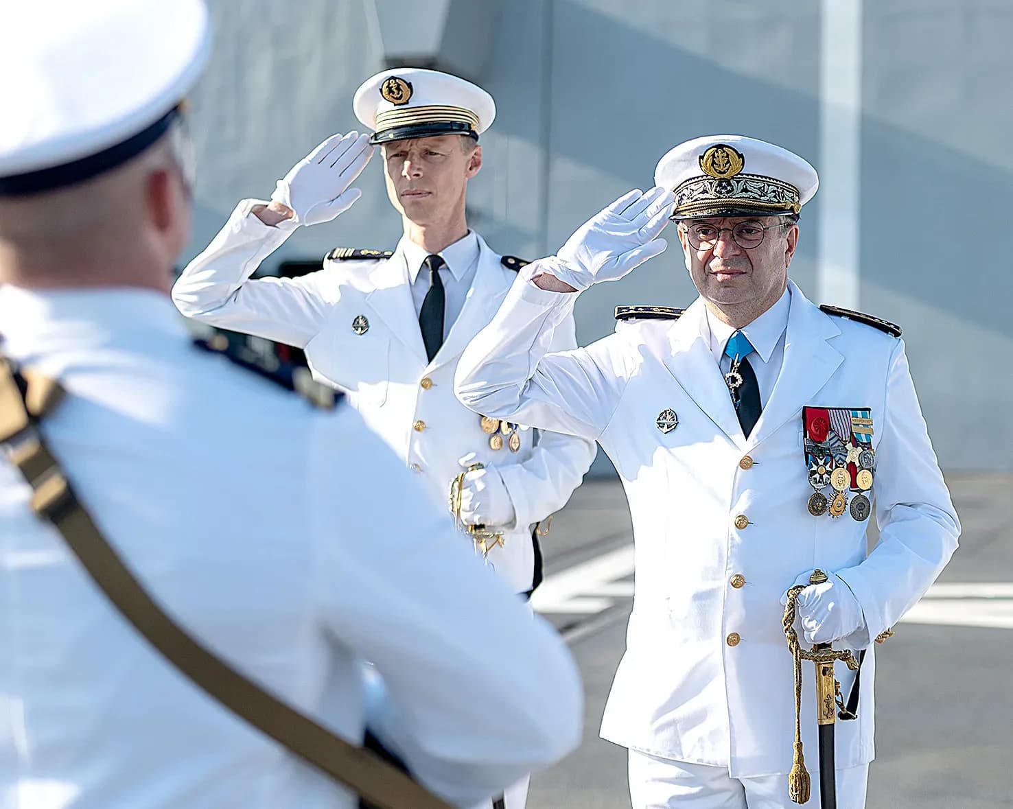 Xavier Bagot, commandant de la frégate multi-missions (FREMM) Auvergne
