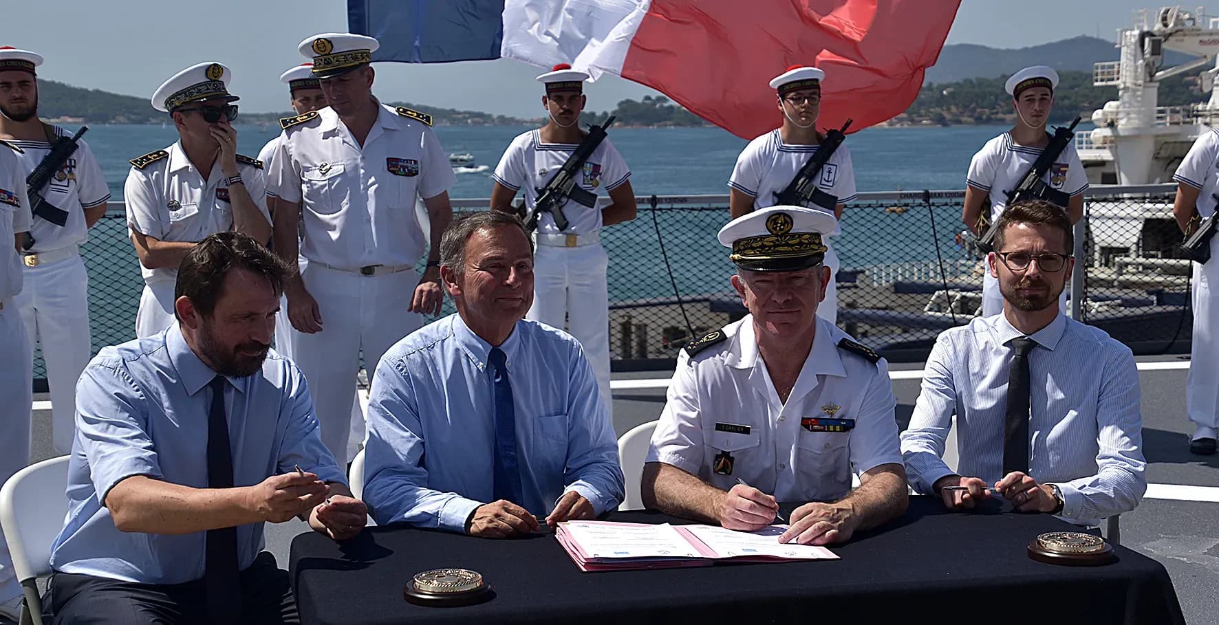 La Direction générale de l'armement (DGA) réceptionne le Jacques Chevallier