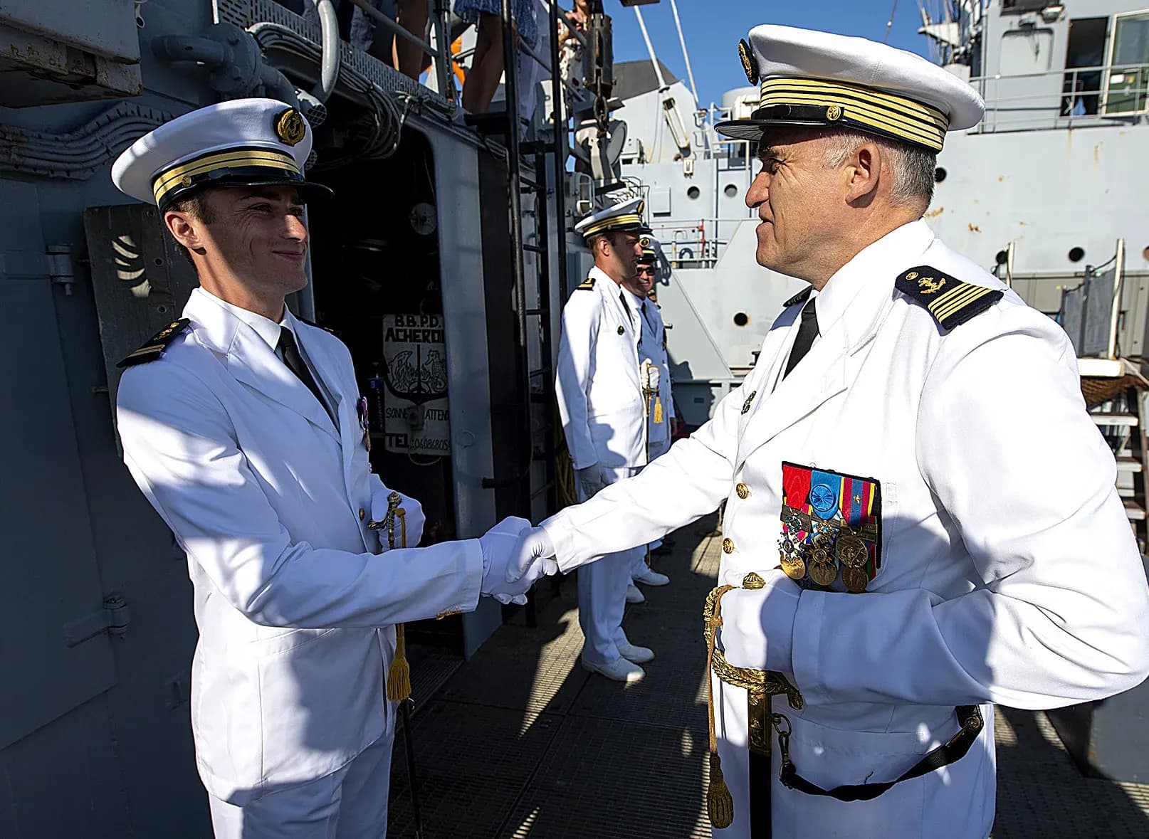 Augustin Chové, commandant du bâtiment base Achéron