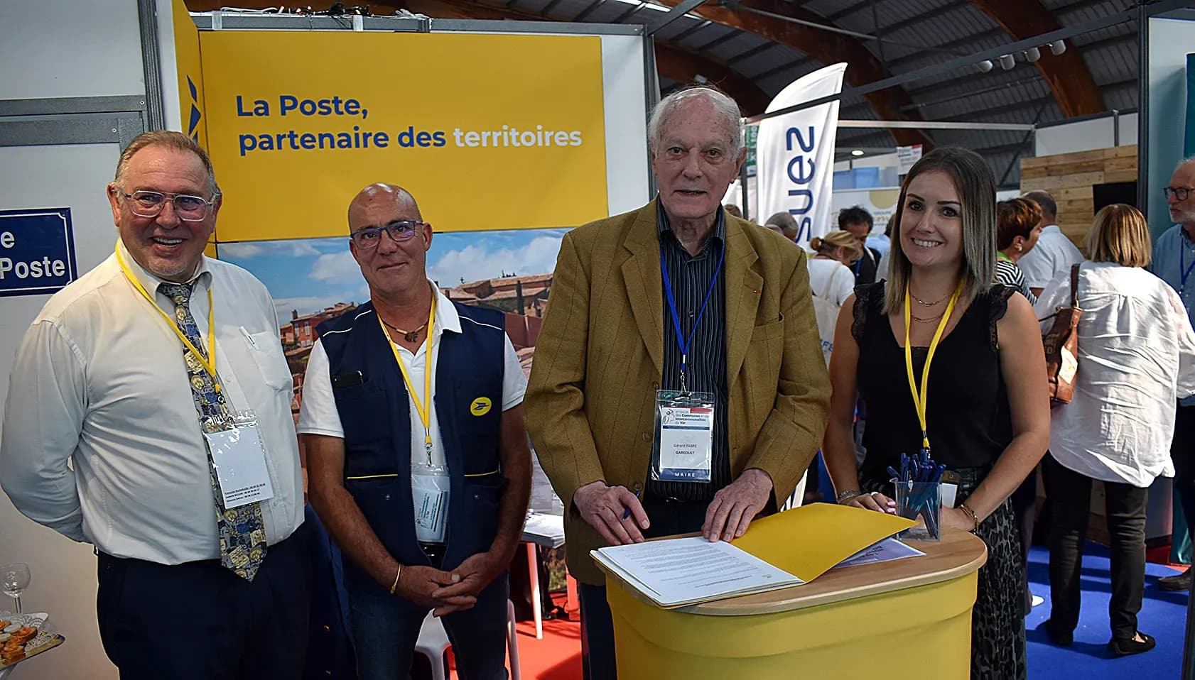 La Poste signe une convention de recensement avec Garéoult