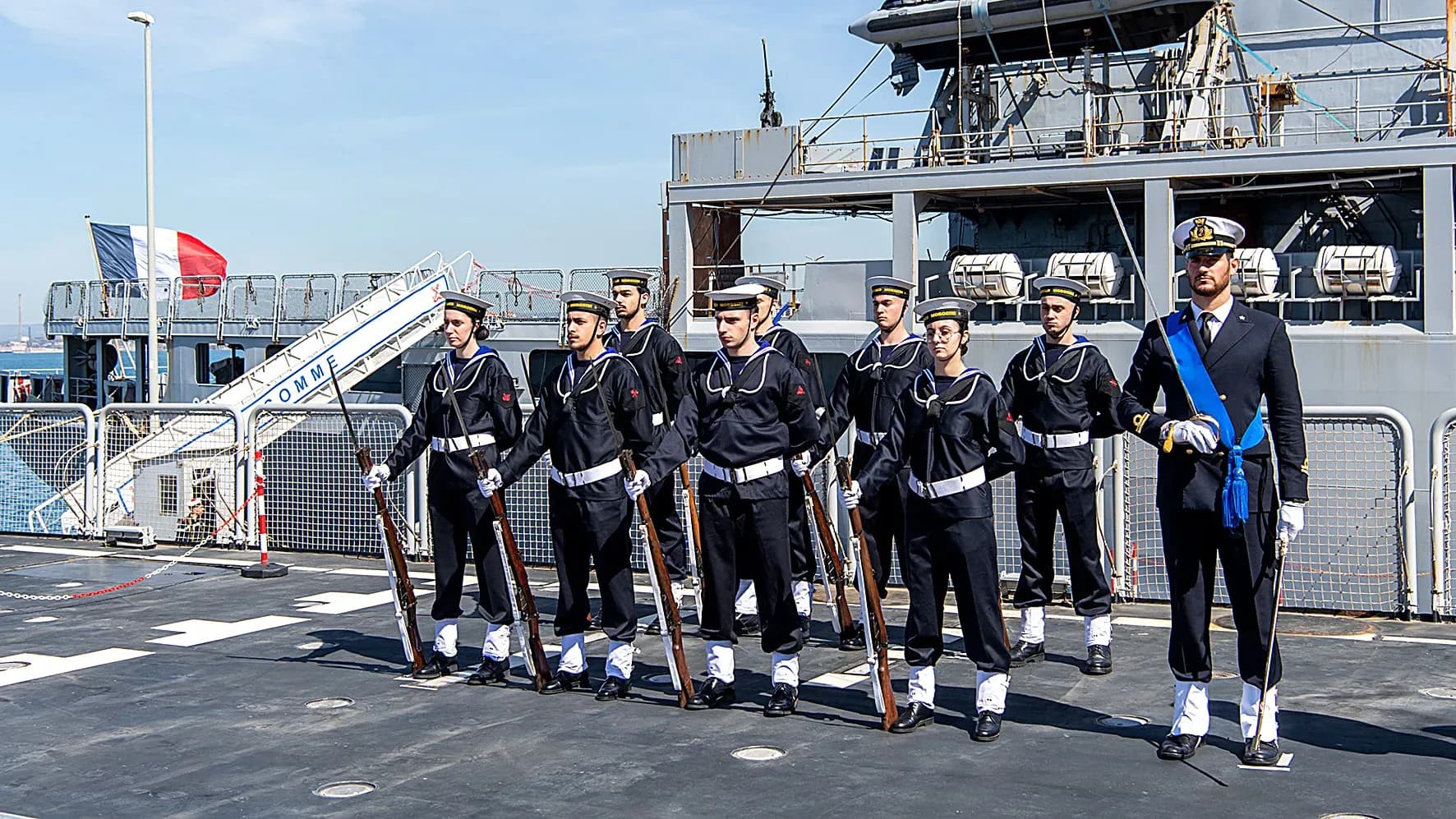Prise de commandement français du SNMG2