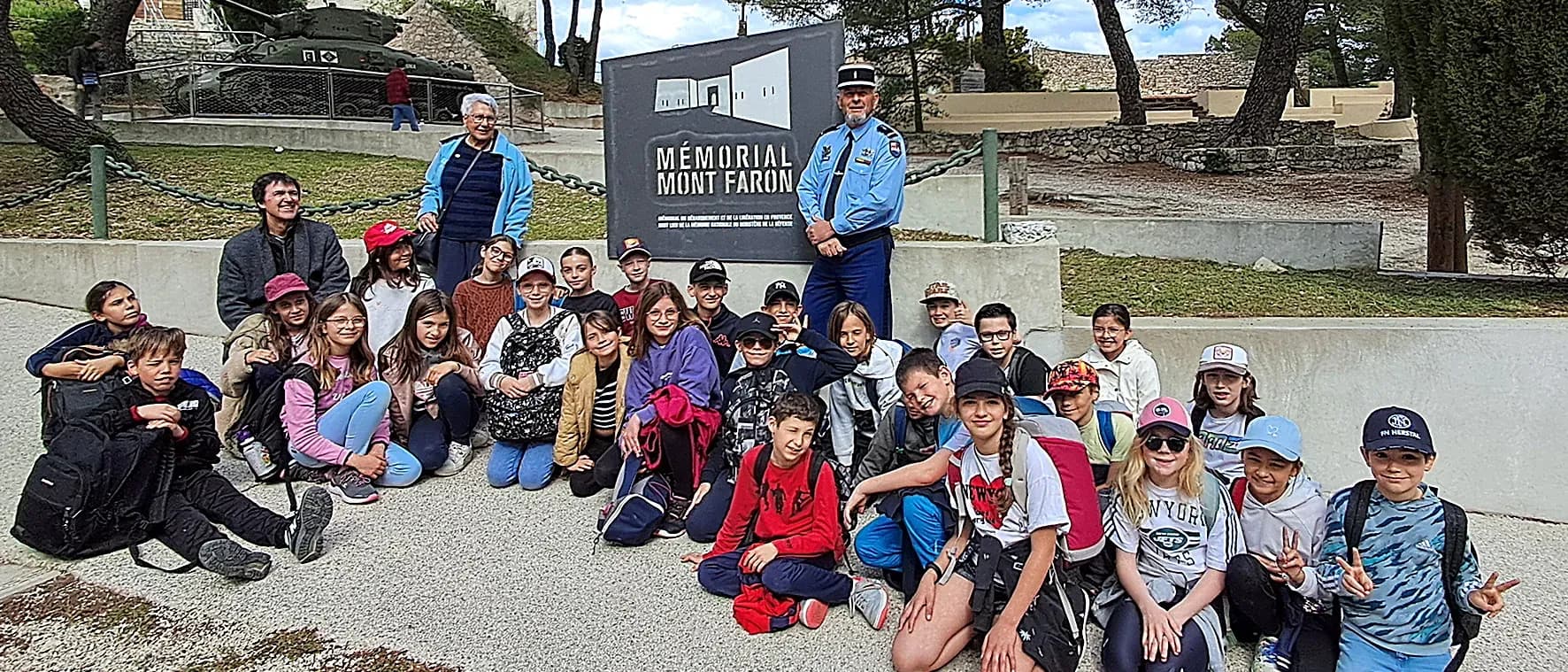 Sortie mémorielle au Faron pour le comité de Pierrefeu-du-Var