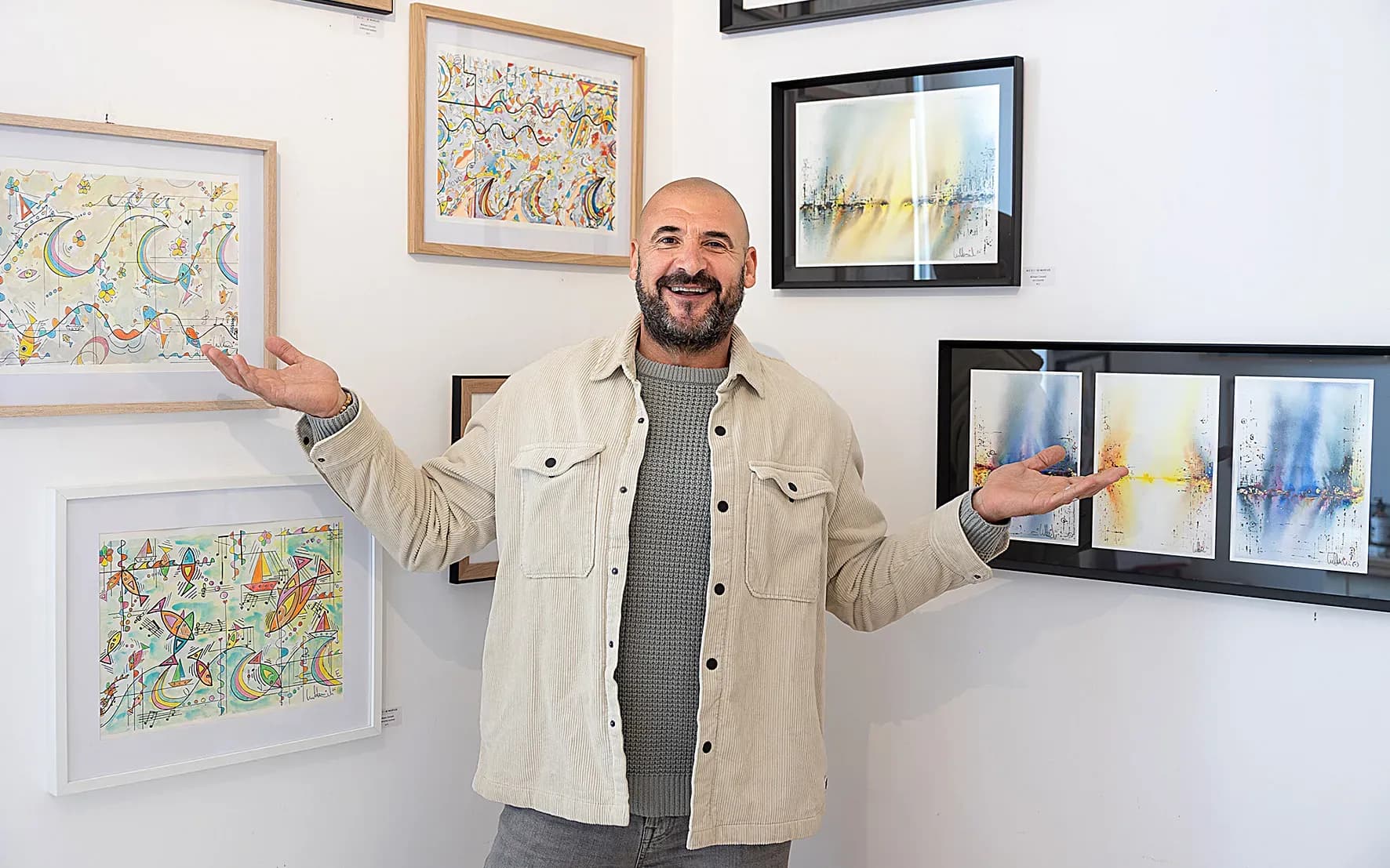 Un artiste entre mer et cuisine