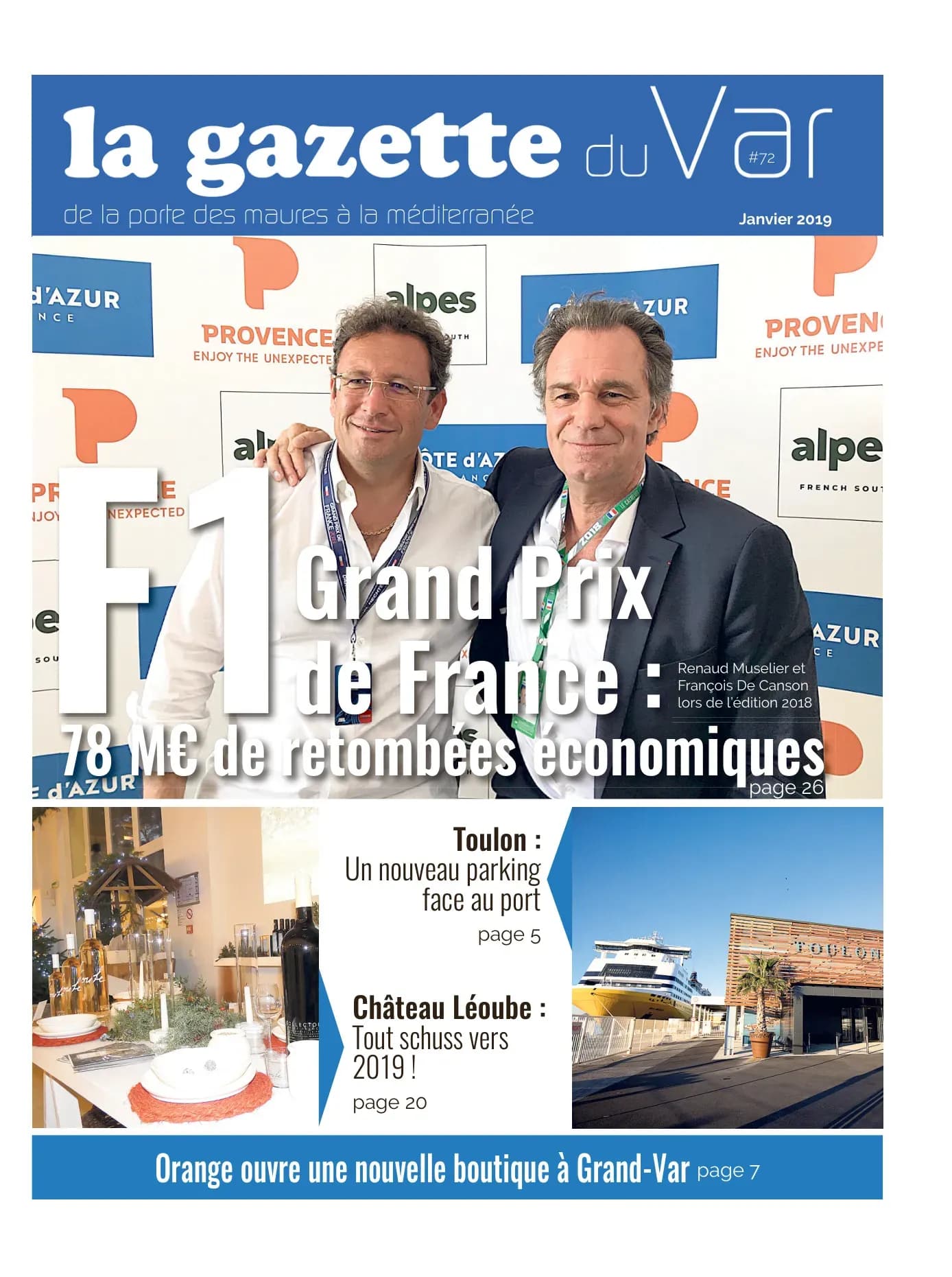 Couverture N°72 — La Gazette du Var
