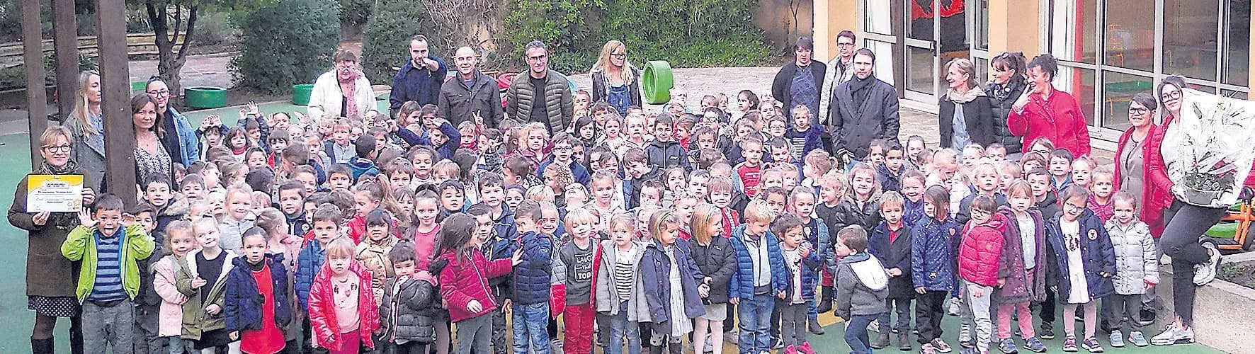 L’école maternelle primée au concours départemental
