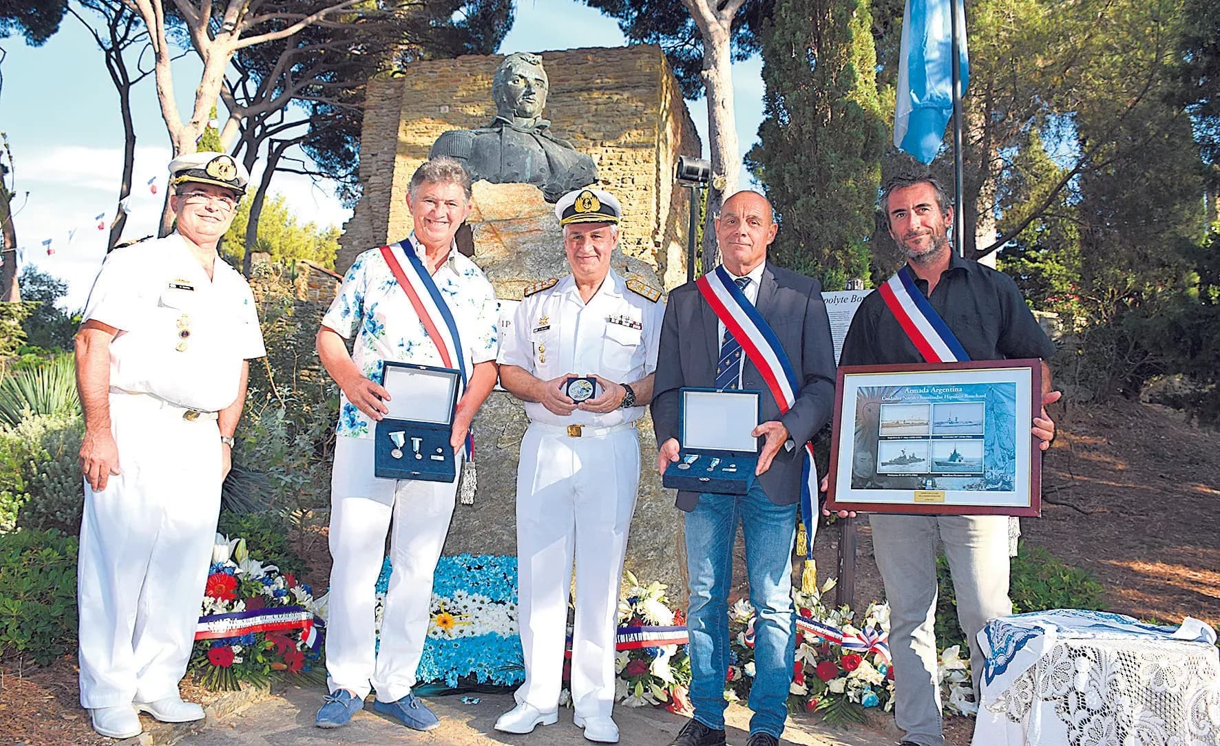 François Arizzi honoré par la Marine argentine