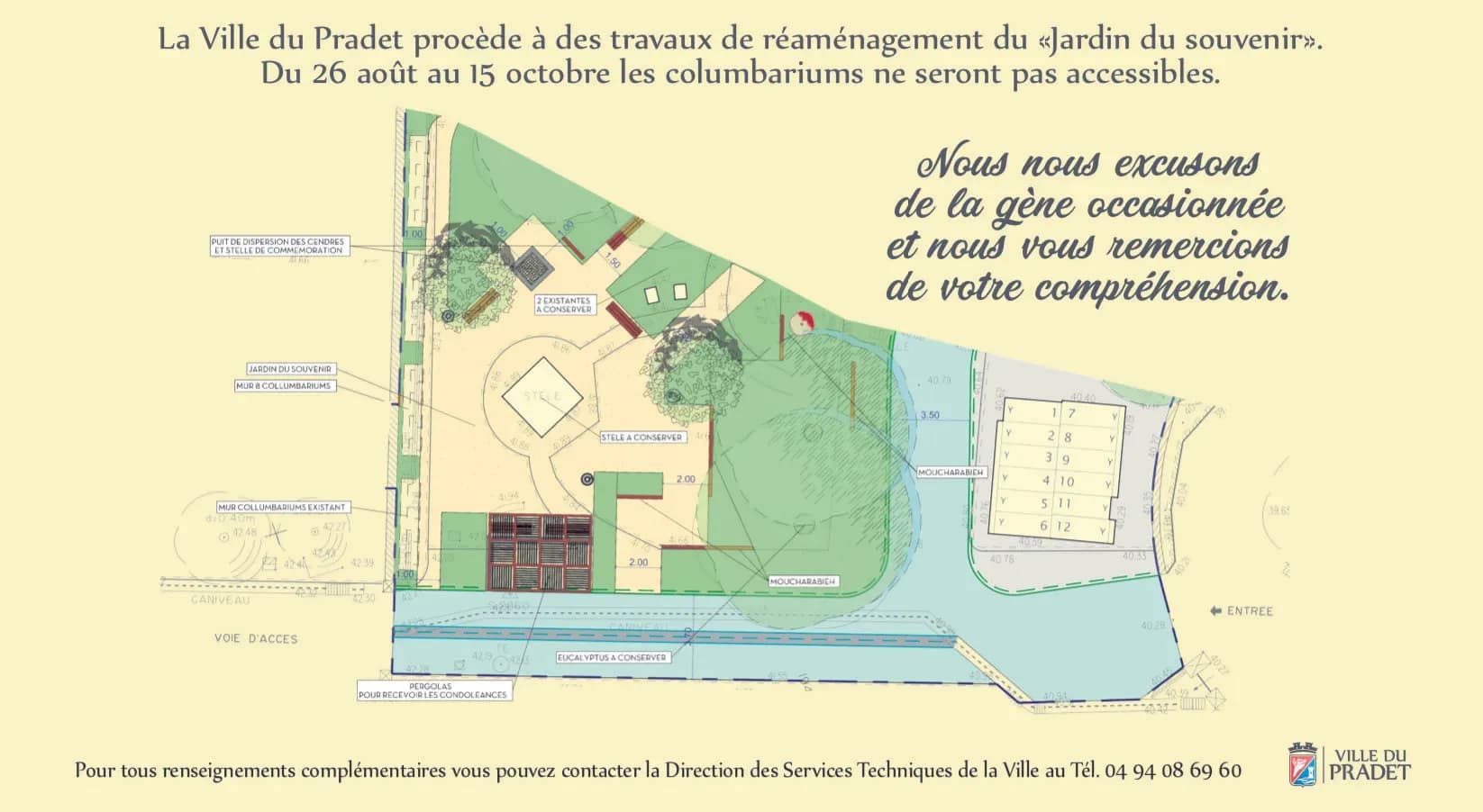 75 caveaux supplémentaires au cimetière de l’Esquirol