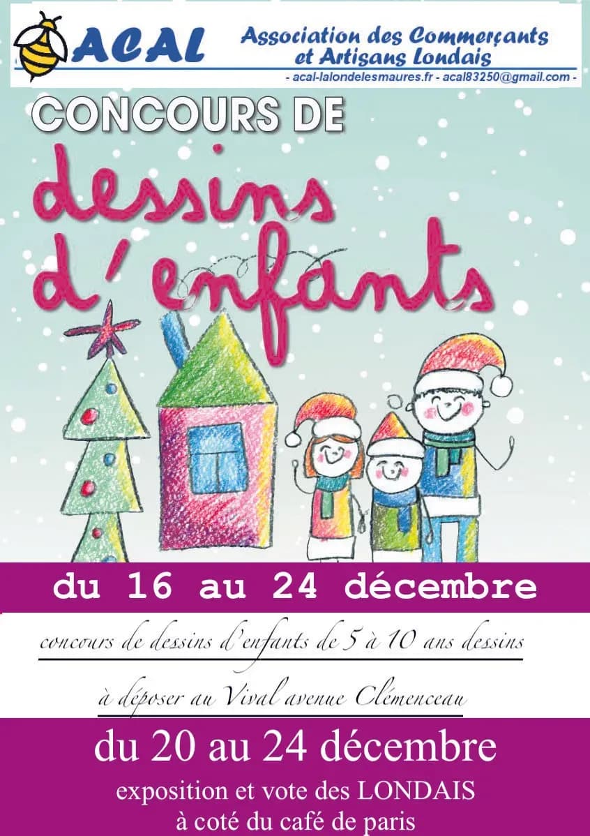 Son et lumière, tombola et concours du dessin au programme de Noël !