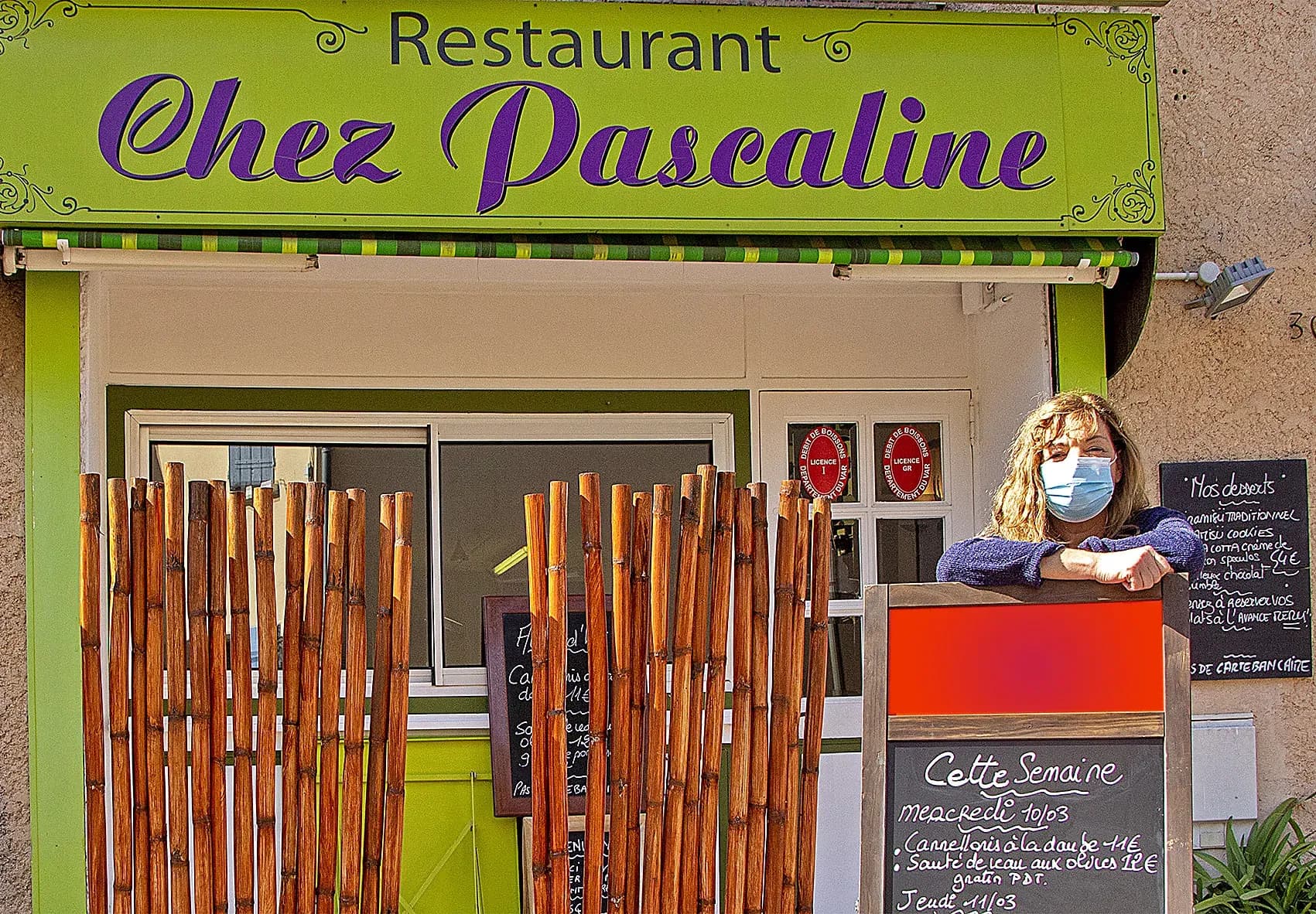 Pascaline répond aux questions de La Gazette du Var,