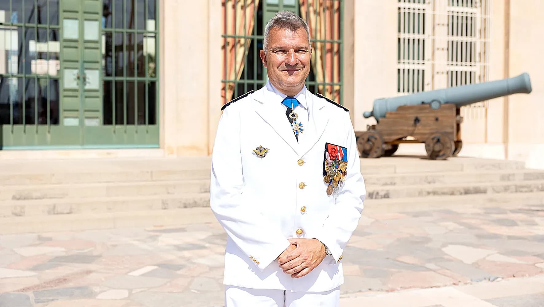 Le vice-amiral d’escadre Christophe Lucas, préfet maritime pour la Méditerranée