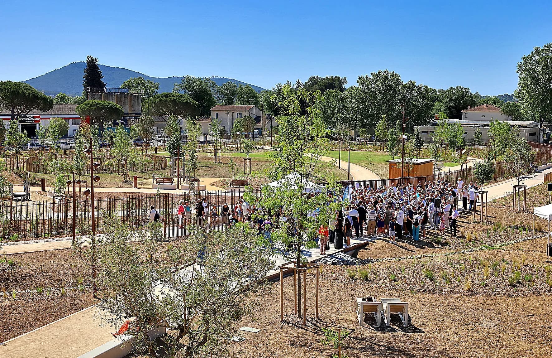 Le parc François Accusano, poumon vert et lieu de mémoire