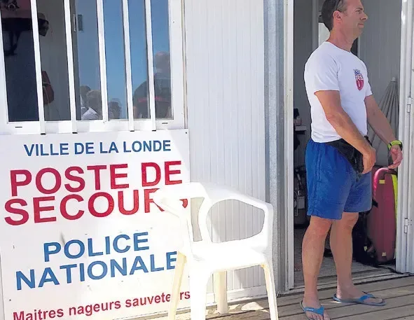 Sécurisation des plages par les CRS MNS