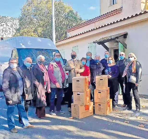 Les Valettois et les associations solidaires de Saint-Martin-Vésubie