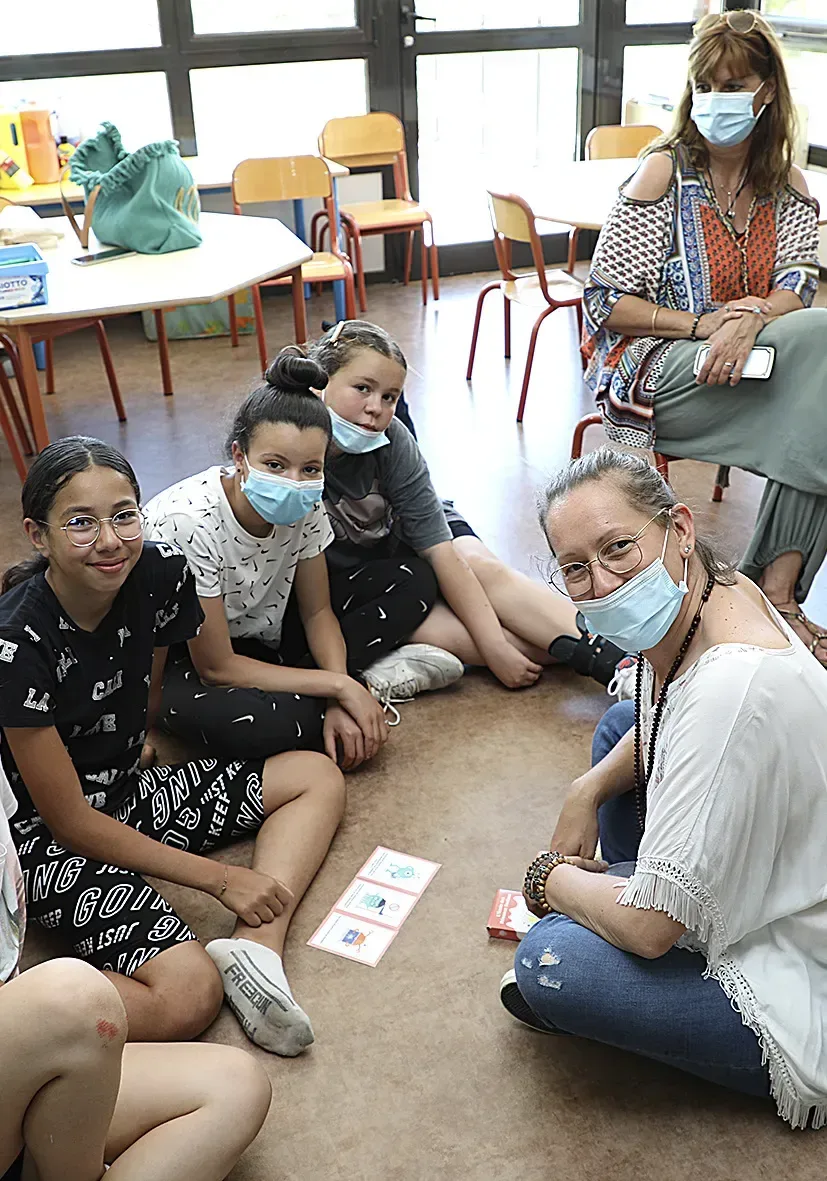 Explosion de couleurs à l'école maternelle