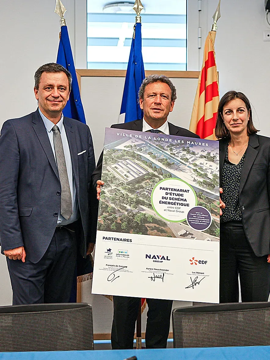 Un projet industriel d'EDF dans le Var
