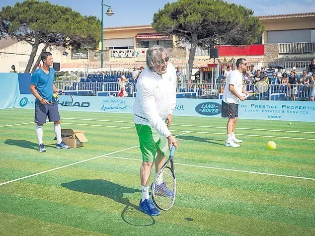 Guy Forget pour la 1ère fois au Classic Tennis Tour de Saint-Tropez