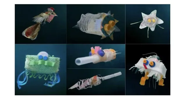 Des écoliers primés pour leurs « Monstres de l’Océan » en plastique