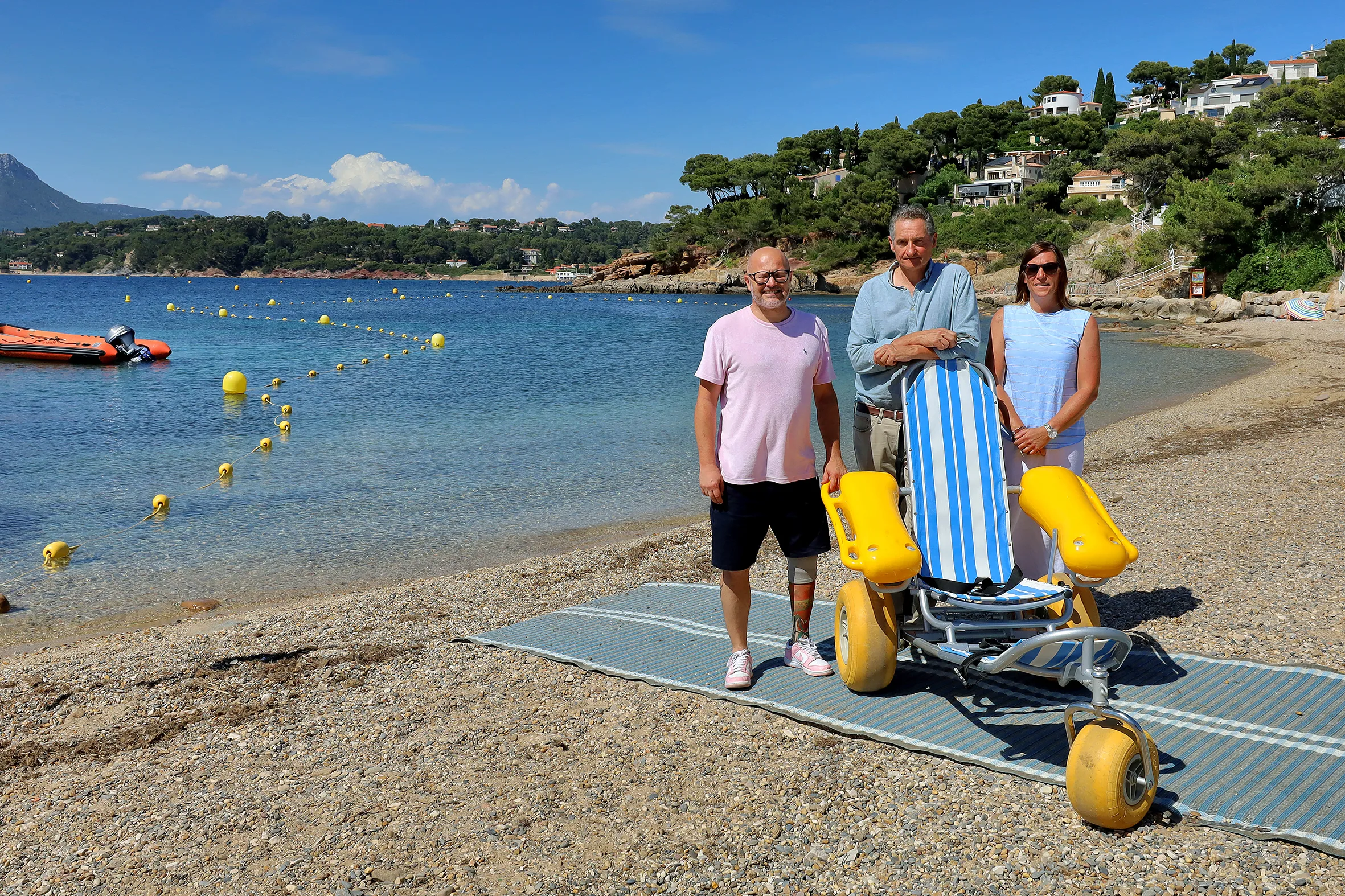 La plage des Oursinières, un espace toujours plus inclusif